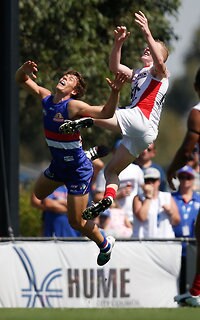 AFL 2016 NAB Challenge - Western Bulldogs v Melbourne